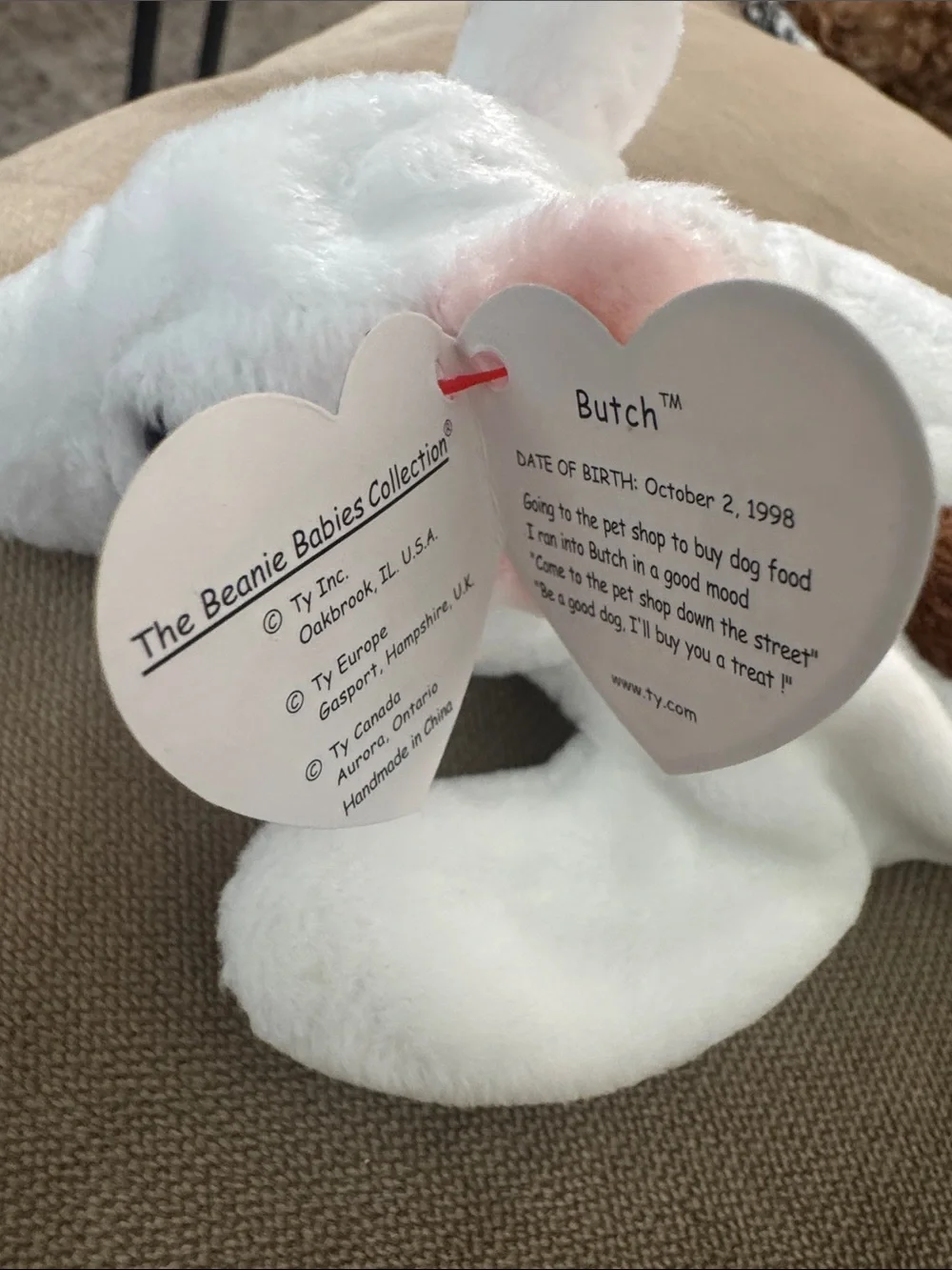 Ty plush bull